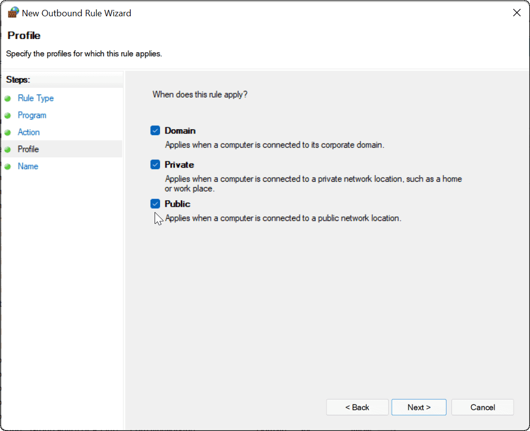 如何在 Windows 11 中禁止特定应用程序访问互联网?