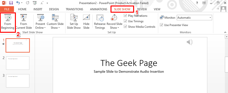 如何在 PowerPoint 中插入音乐?