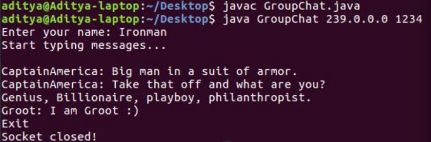 Java编程：使用MulticastSocket实现群聊应用程序
