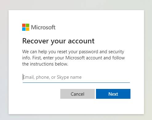如何重置忘记的Microsoft账户密码
