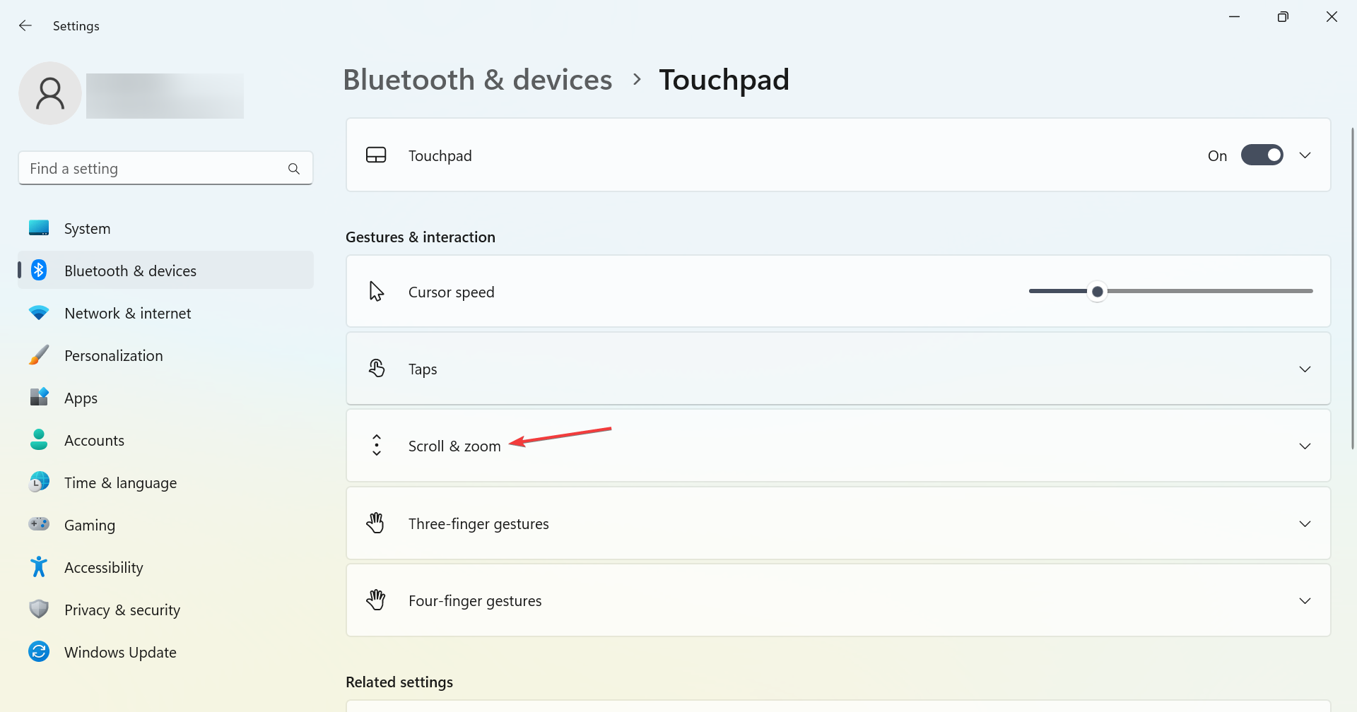 修复 Windows 11 上触摸板滚动无法使用的问题