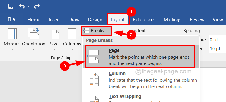 如何在 Microsoft Word 中插入空白页