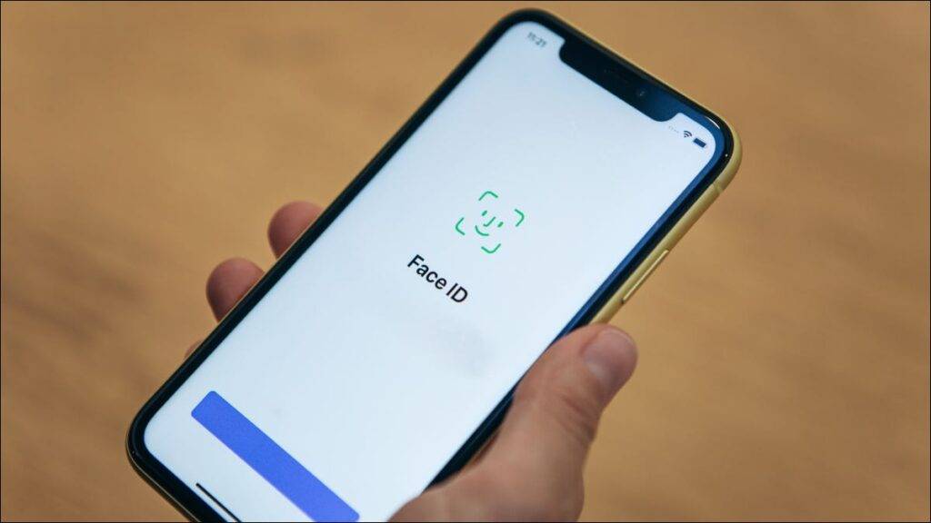 如何启用Face ID用于独立开关手机应用的权限？