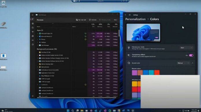 微软为 Windows 11 推出彩色的任务管理器新功能