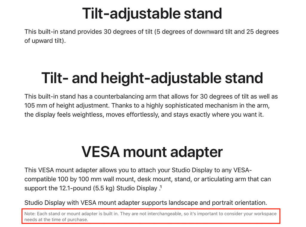 Apple Studio Display有一个值得注意的主要缺陷是什么?