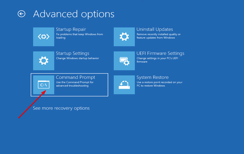 如何在Windows 11启动时修复错误恢复屏幕?