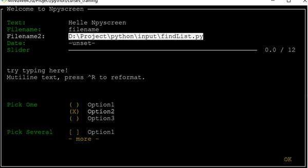 Python 文本终端 GUI 框架:打造极客风格的用户界面