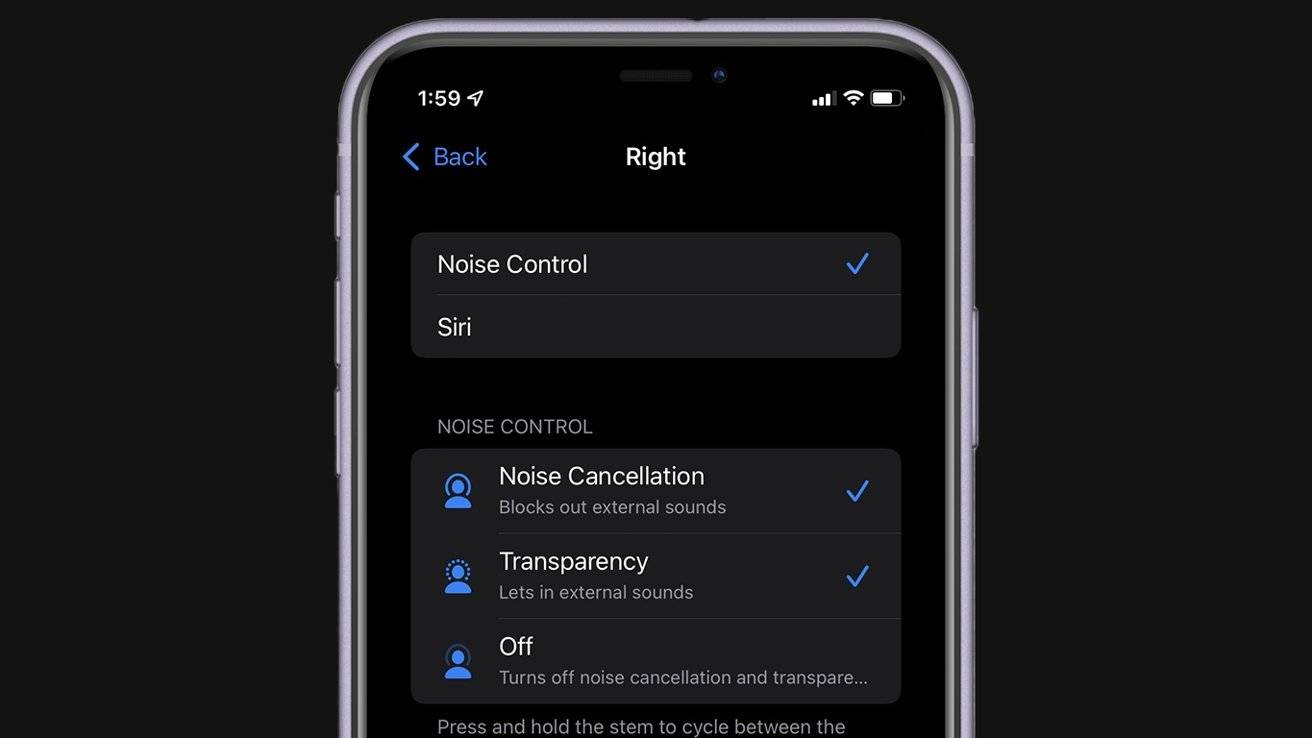 如何在 iOS 15 中自定义 AirPods Pro 噪音控制