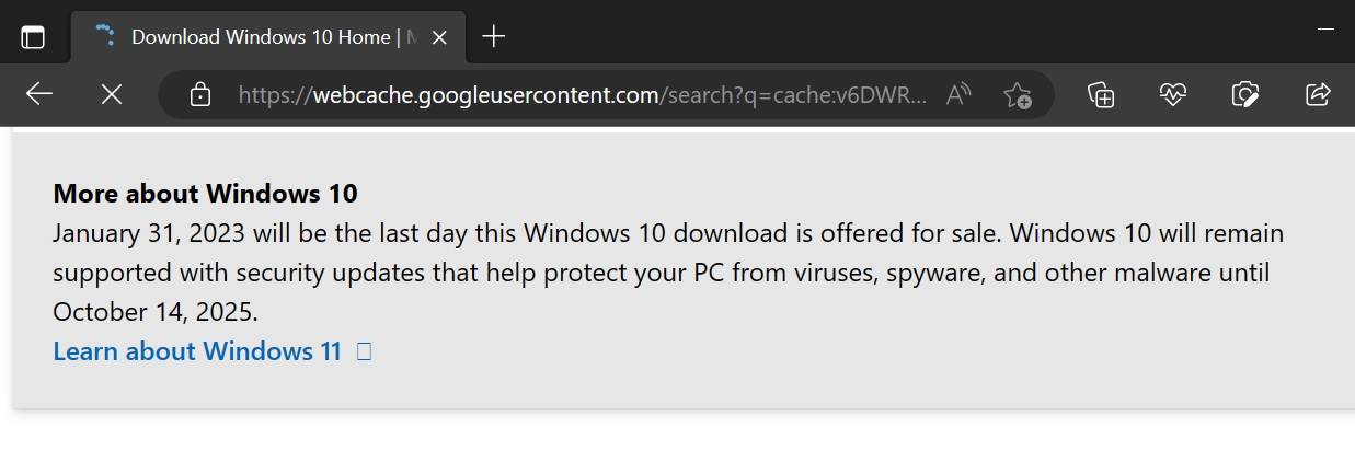 一个时代的终结:微软停止销售 Windows 10
