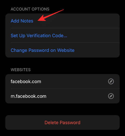 如何在 iPhone 上为您保存的密码添加备注