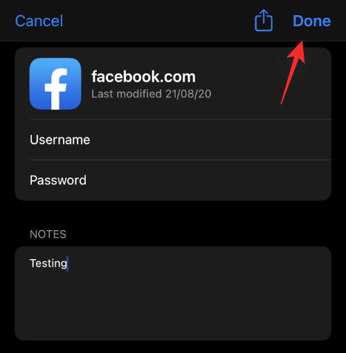 如何在 iPhone 上为您保存的密码添加备注