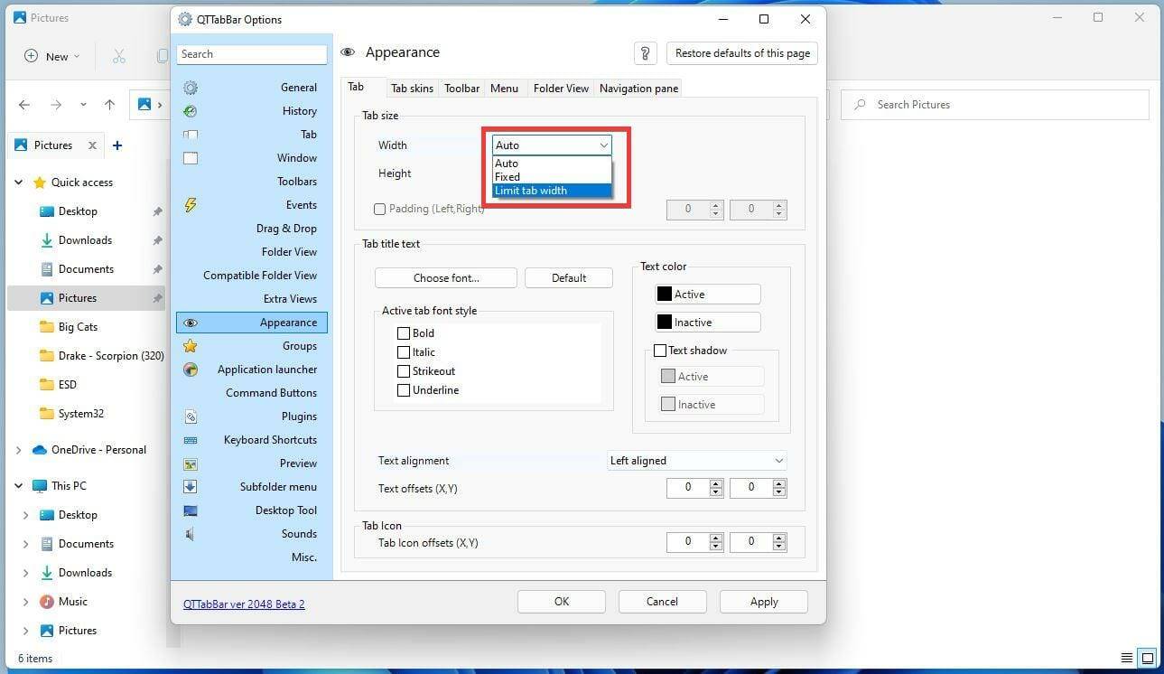 如何将 QT TabBar 添加到 Windows 11 文件资源管理器