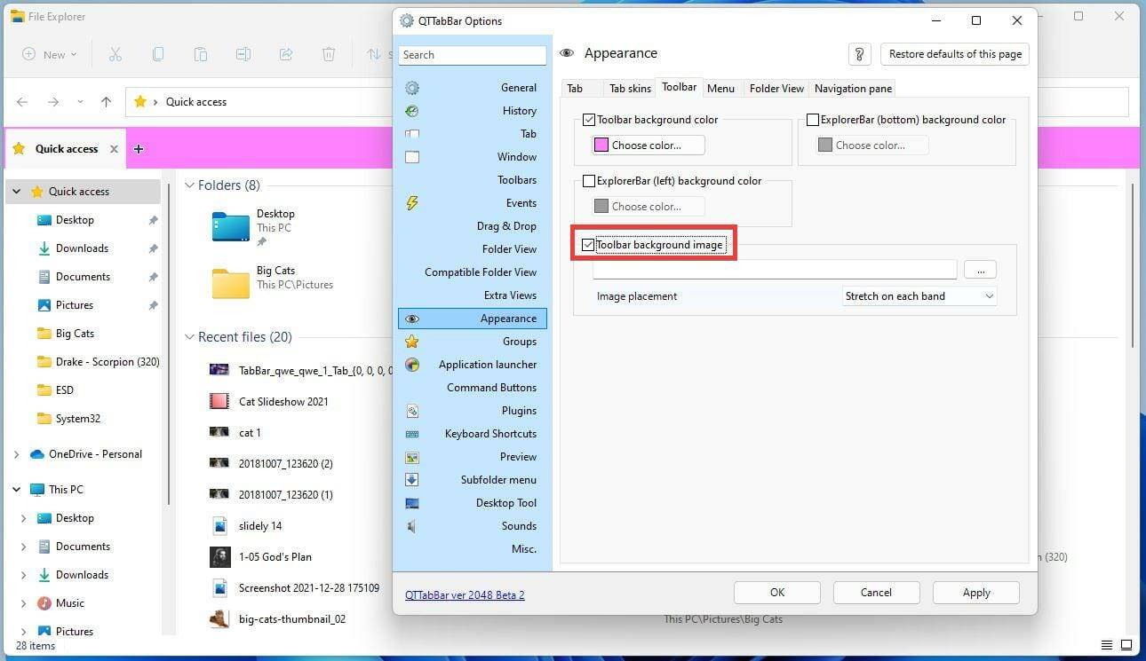 如何将 QT TabBar 添加到 Windows 11 文件资源管理器
