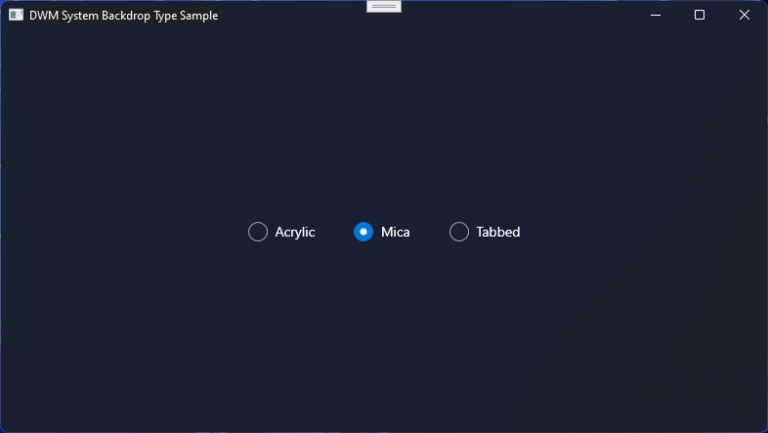 微软正在为 Windows 11 开发新的模糊效果