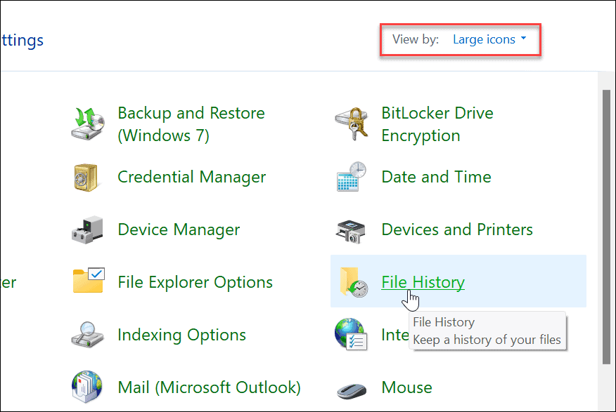 如何在 Windows 11 上使用文件历史记录