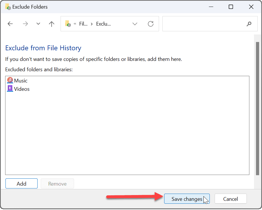 如何在 Windows 11 上使用文件历史记录