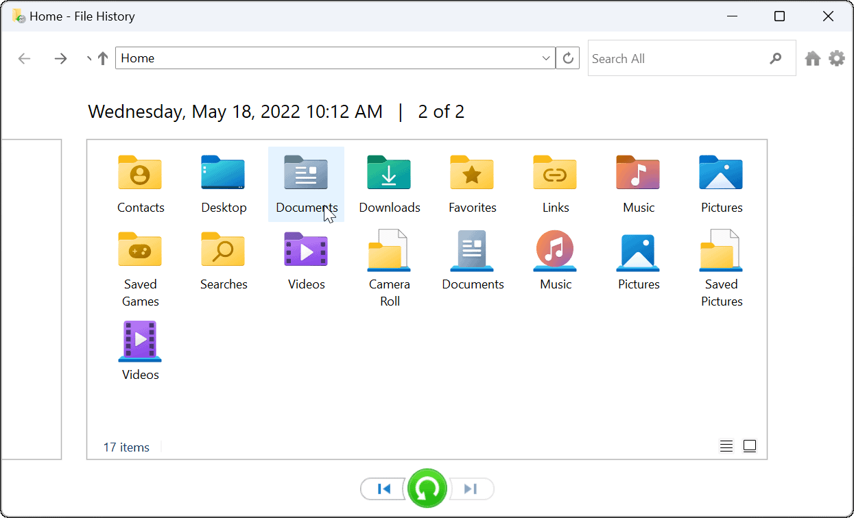 如何在 Windows 11 上使用文件历史记录