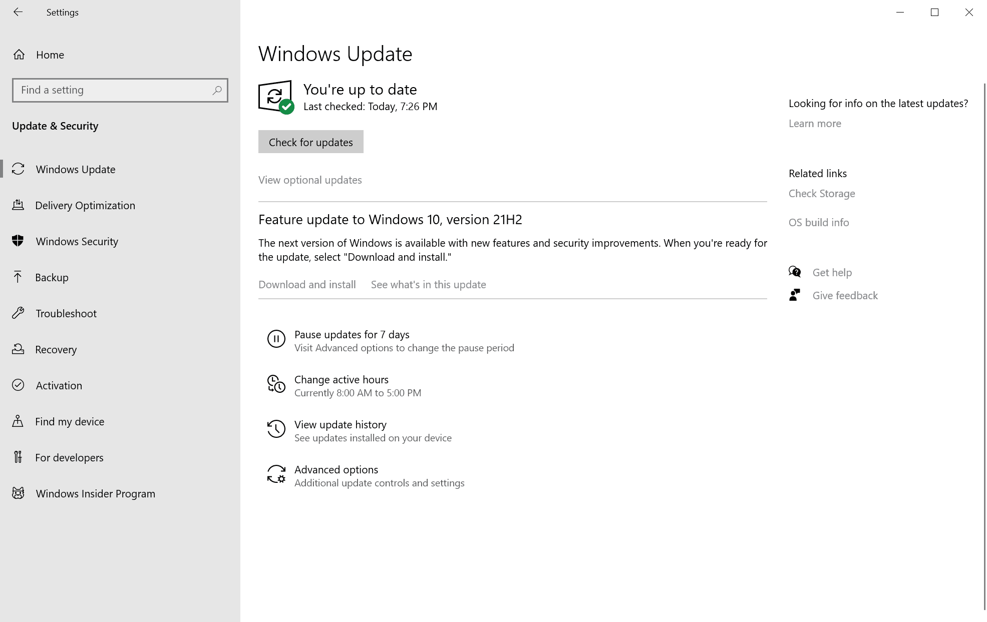 Windows 10 版本 20H2：家庭版和专业版将于 2022 年 5 月 10 日终止支持