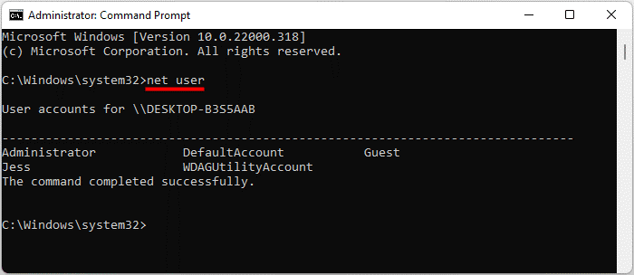 如何重置 Windows 11 本地帐户/管理员密码?