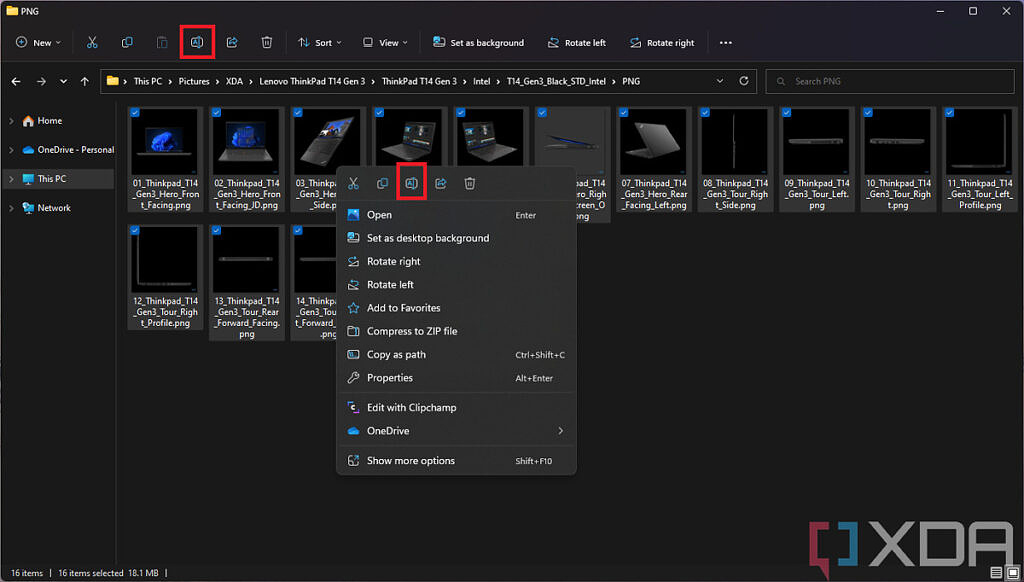 如何在 Windows 11 中批量重命名文件