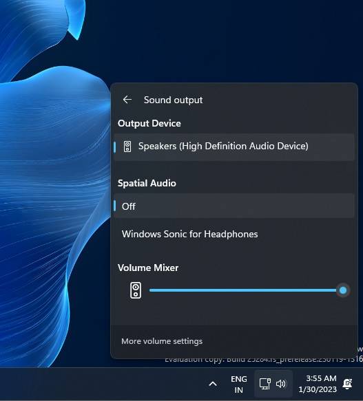Windows 11 更新泄漏：现代音量混合器、实验工具和新的文件资源管理器