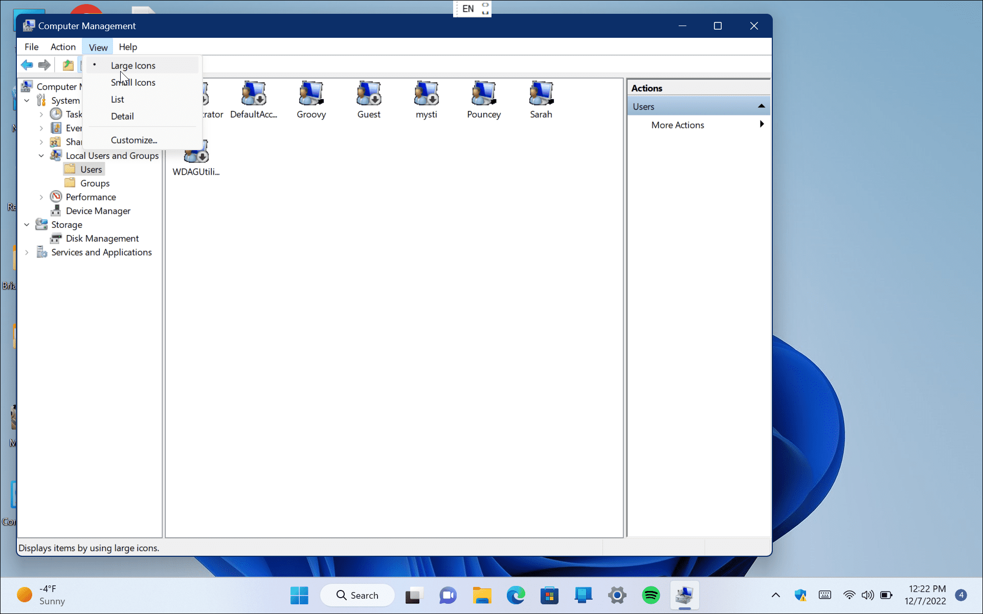 如何在 Windows 11 上查看所有用户帐户