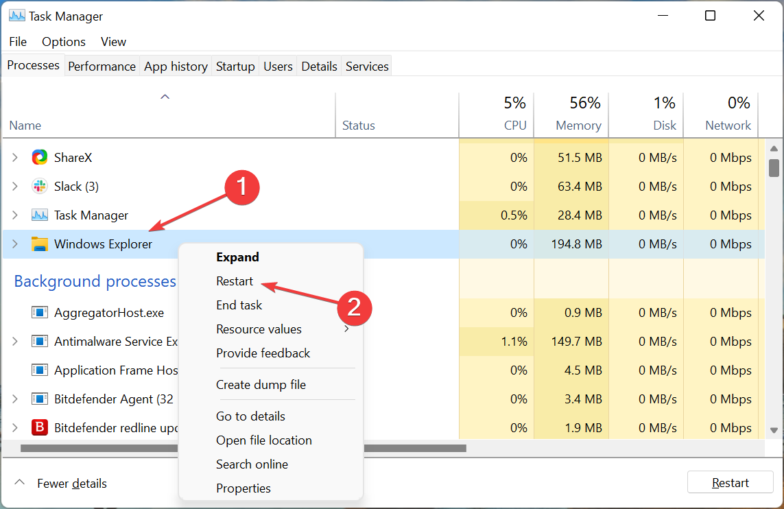 如何恢复在 Windows 11 中未显示的固定应用？