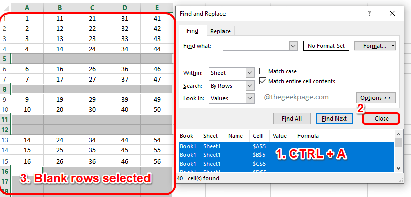 如何在 Microsoft Excel 中快速轻松删除空白行?