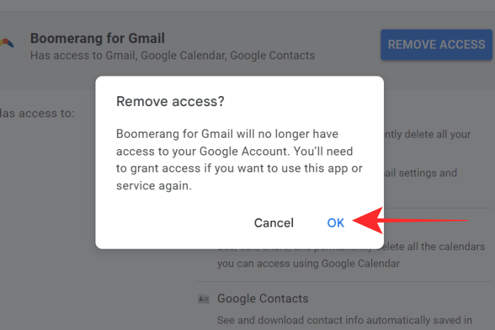 如何在PC或手机上从Gmail中删除Boomerang扩展程序？