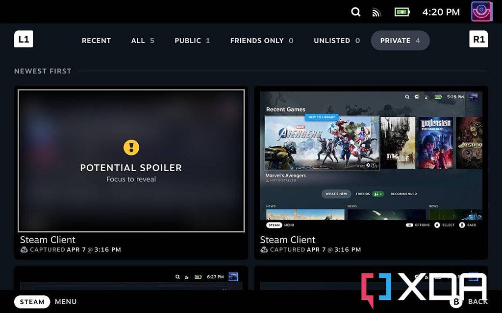如何在 Steam 平台上截屏并转发分享