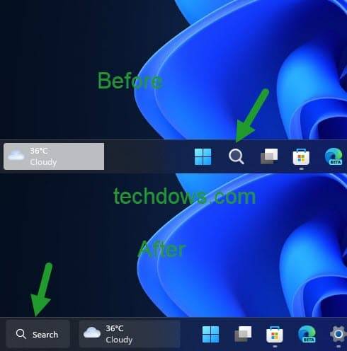 如何在Windows 11上将搜索栏添加到任务栏?