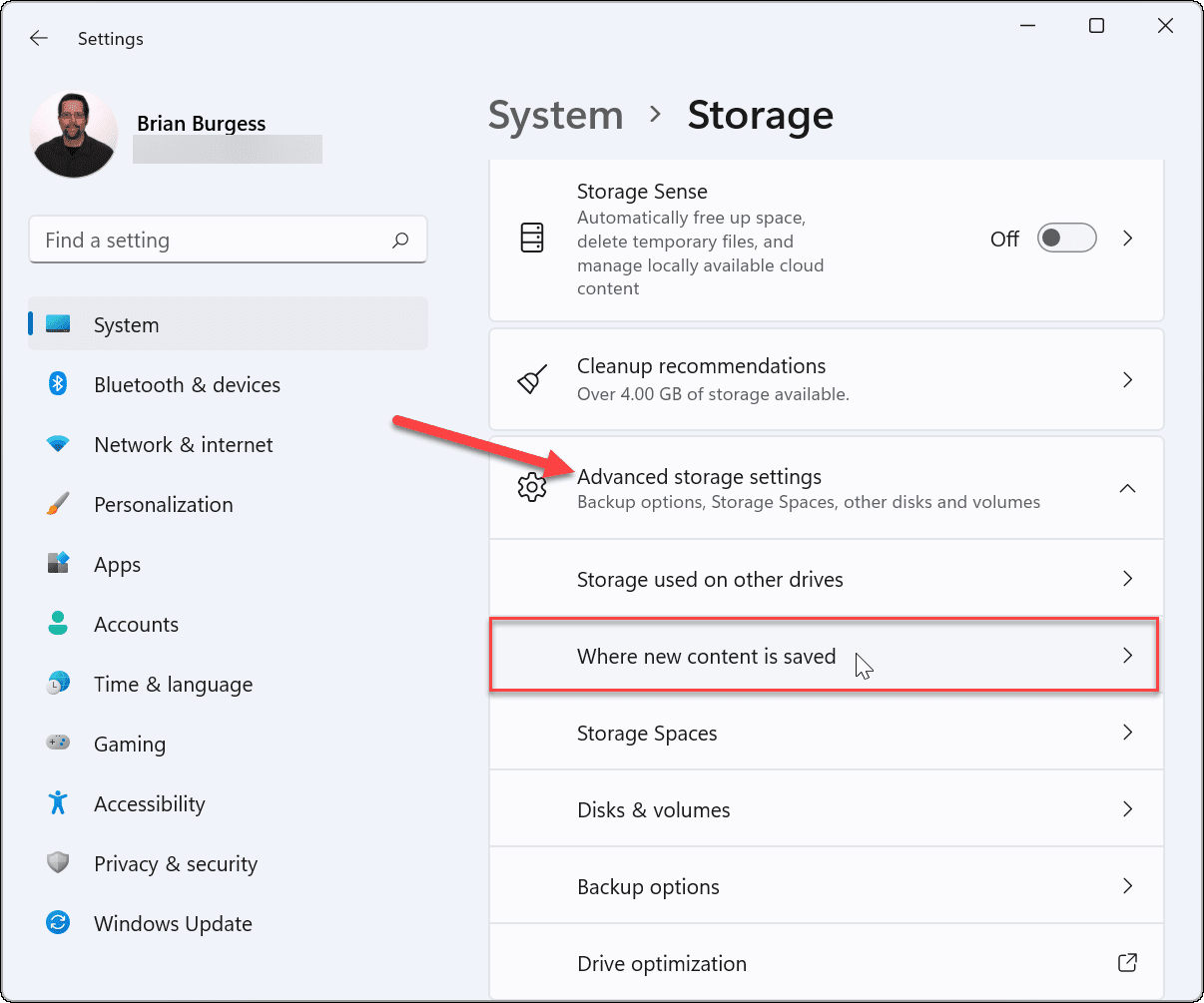 如何更改 Windows 11 的默认文件保存位置?