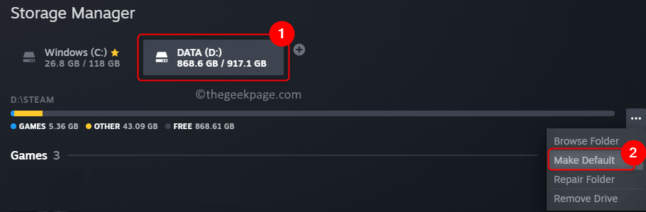 如何修改 Steam 游戏的下载路径?