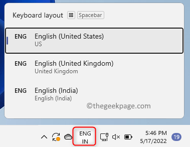 如何在 Windows 11 中显示/隐藏语言栏