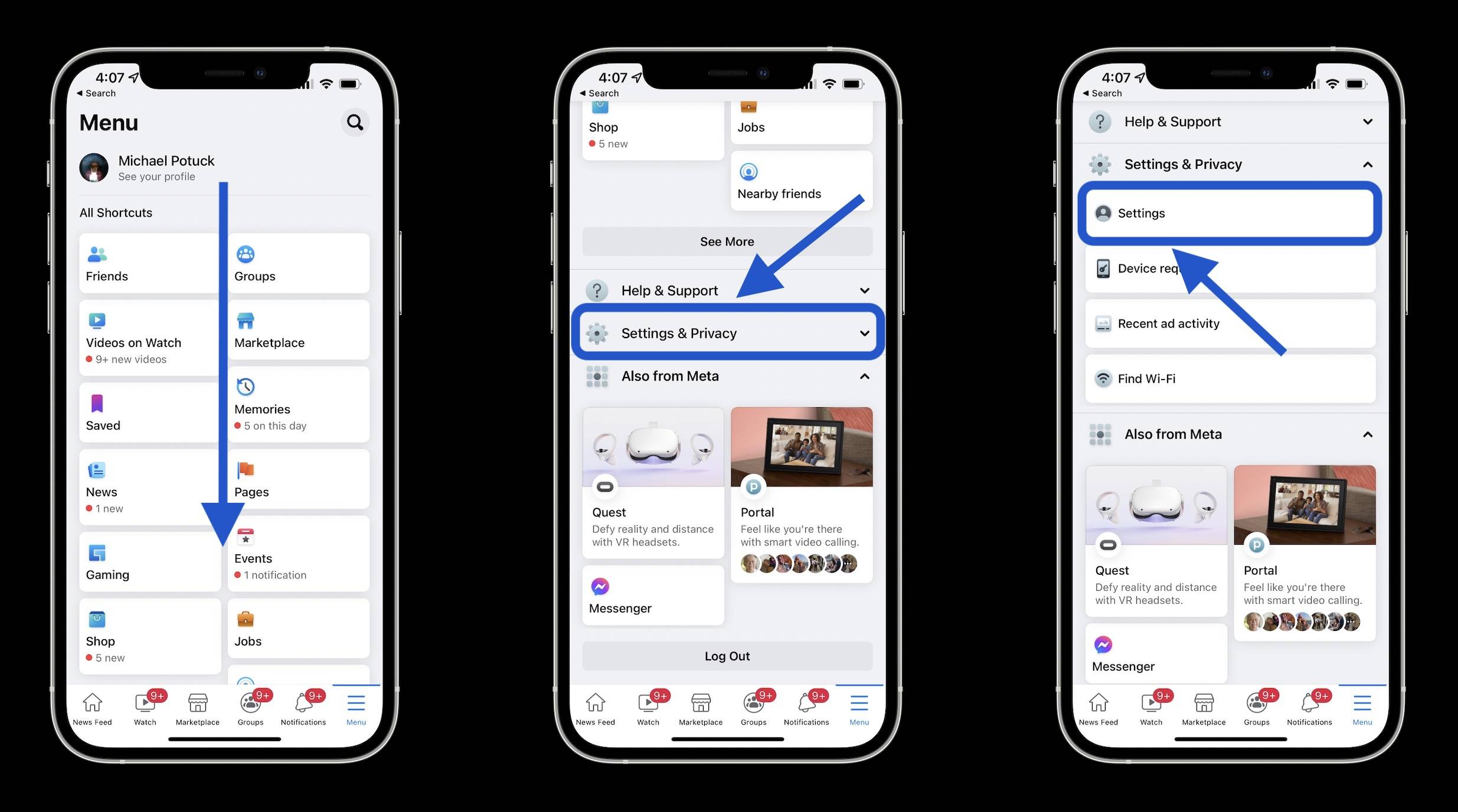 如何在 iPhone 上修改 Facebook 隐私设置或永久删除您的账户？