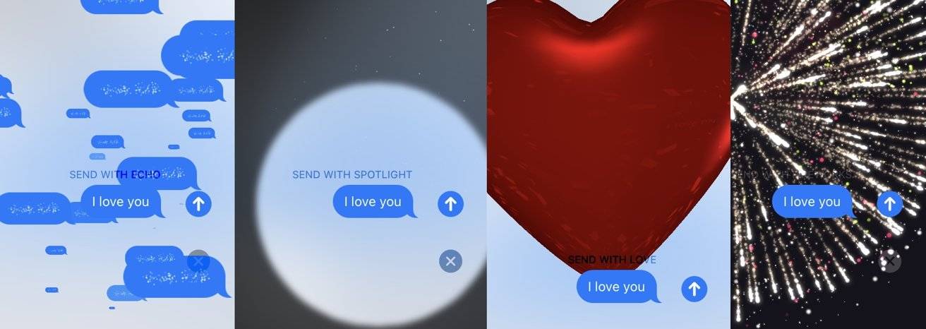 如何使用iMessage发送表情气球、心形和其他风格的消息？