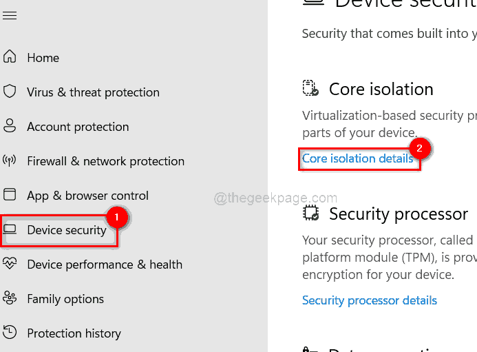 如何在 Windows 11、10 中启用或禁用内核隔离内存完整性?