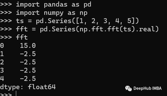 Python和Pandas示例代码：时间序列特征提取