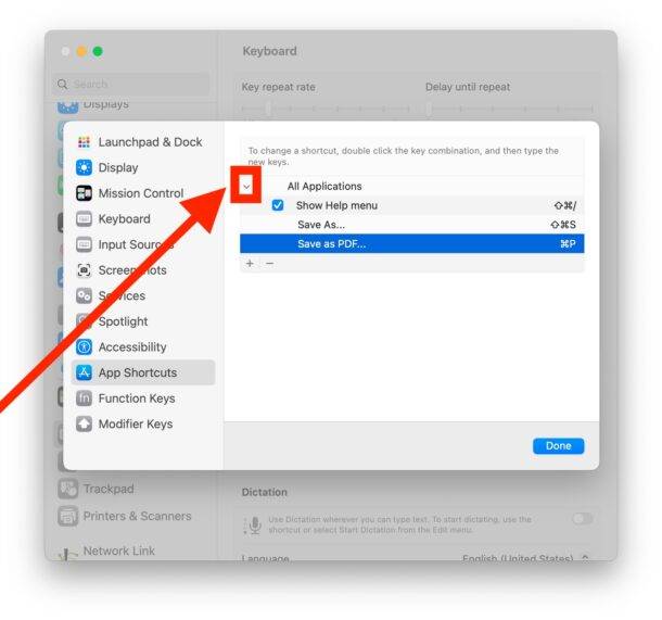 如何在 macOS Ventura 上查看系统键盘快捷键？