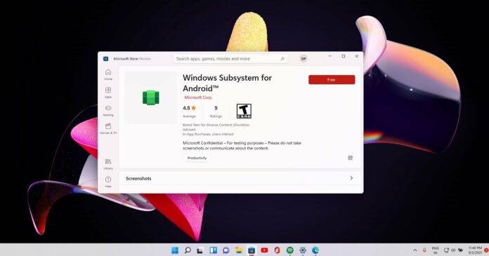 Windows 11的Android子系统更新:2022年7月增加新功能