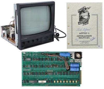 罕见的第一批 Apple-1 在拍卖会上拍出超过 250,000 美元