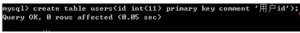 如何为MySQL表中的列添加注释？