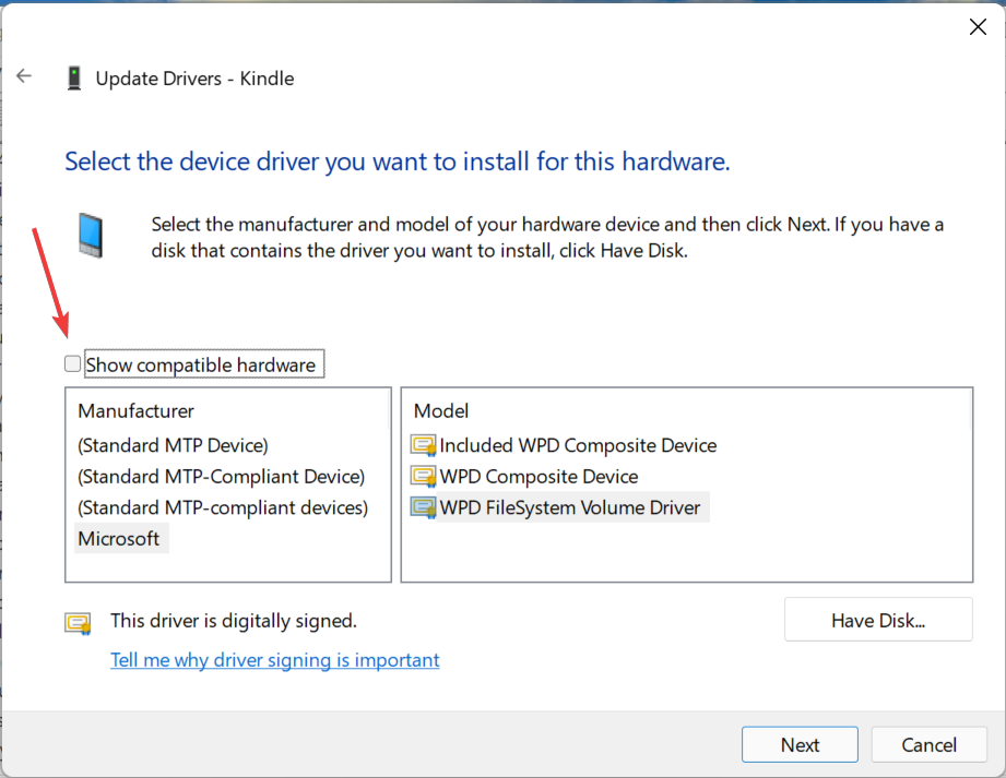 如何修复Windows 11无法识别Kindle的问题?
