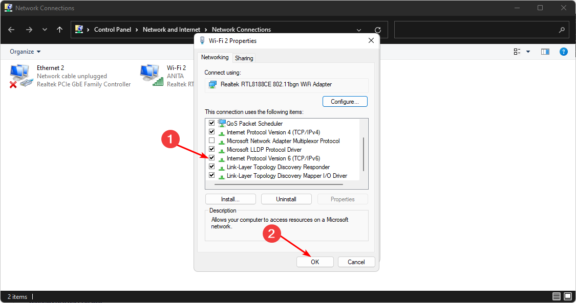如何禁用Windows 11的IPv6?