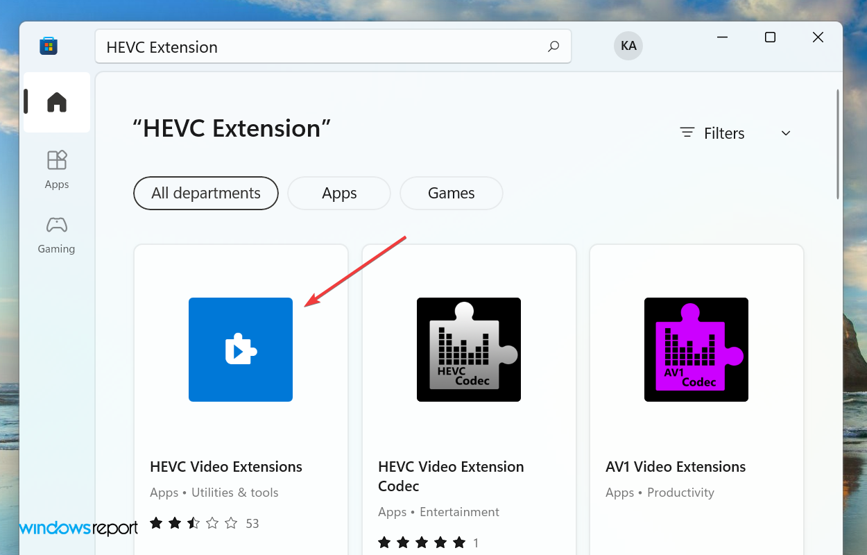 如何在 Windows 11 中安装 HEVC 扩展