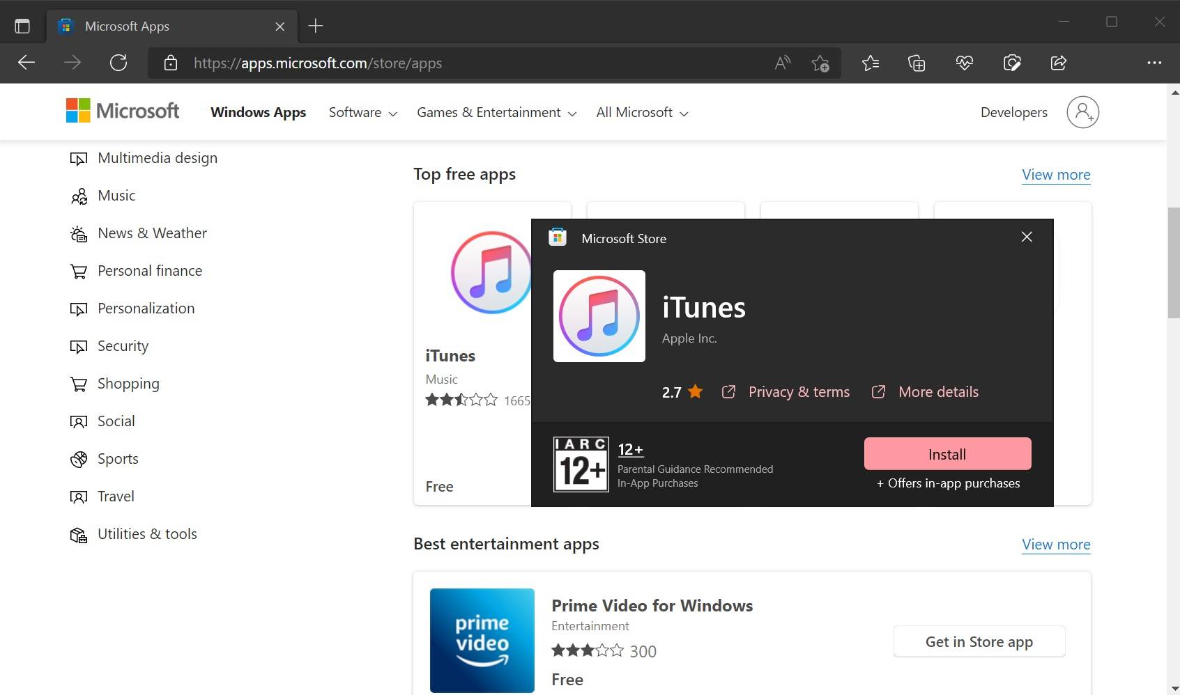 微软停止在Windows 11商店中隐藏应用程序的最后更新日期。