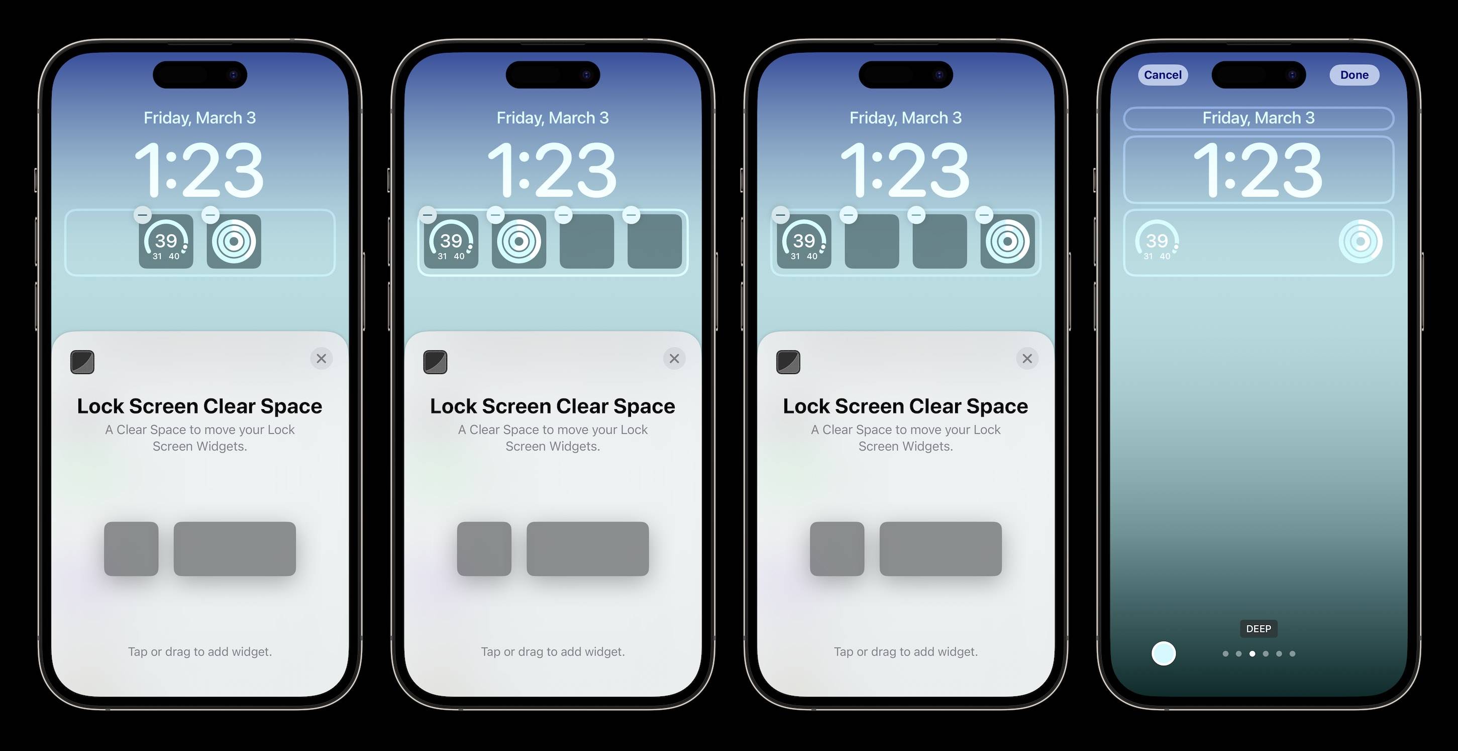 如何在iPhone上移除锁屏小组件?