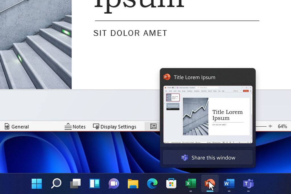 Windows 11 build 22000.526 为 Beta 和 Release Preview Insiders 的任务栏带来天气