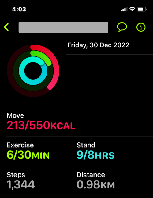 在 Apple Watch 上分享健身:逐步指南