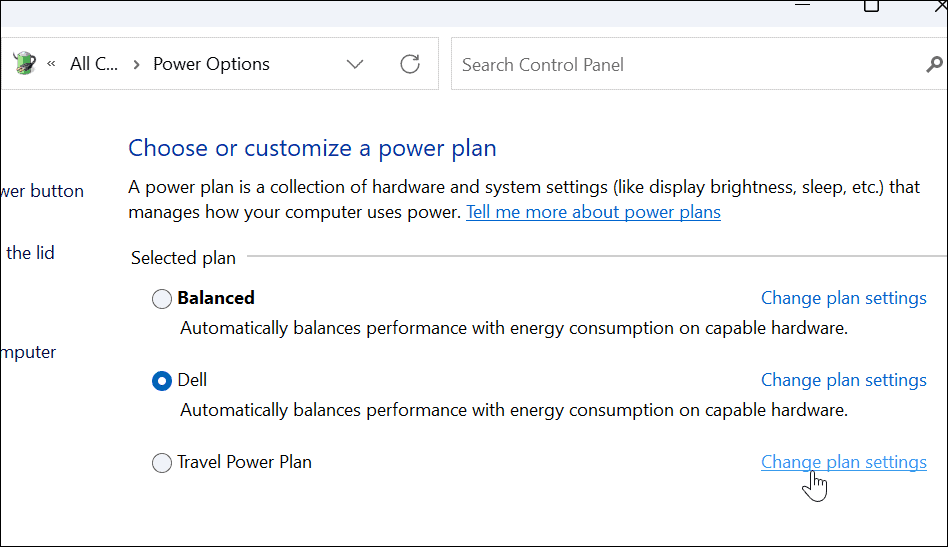 如何在 Windows 11 中设置自定义电源计划?